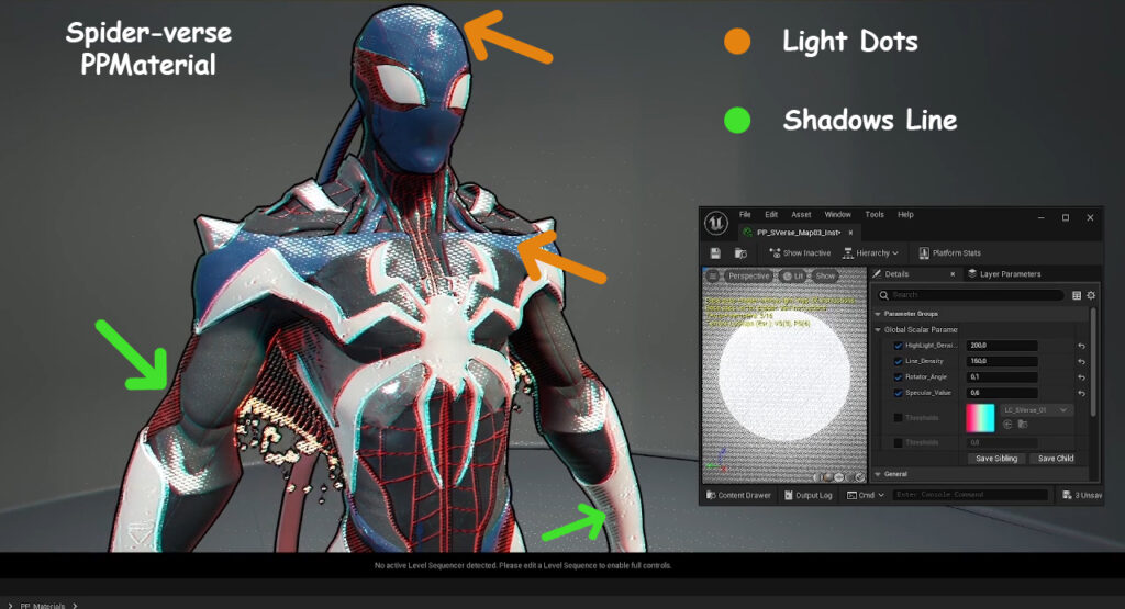 [UE5] Spider-verse PPMaterials